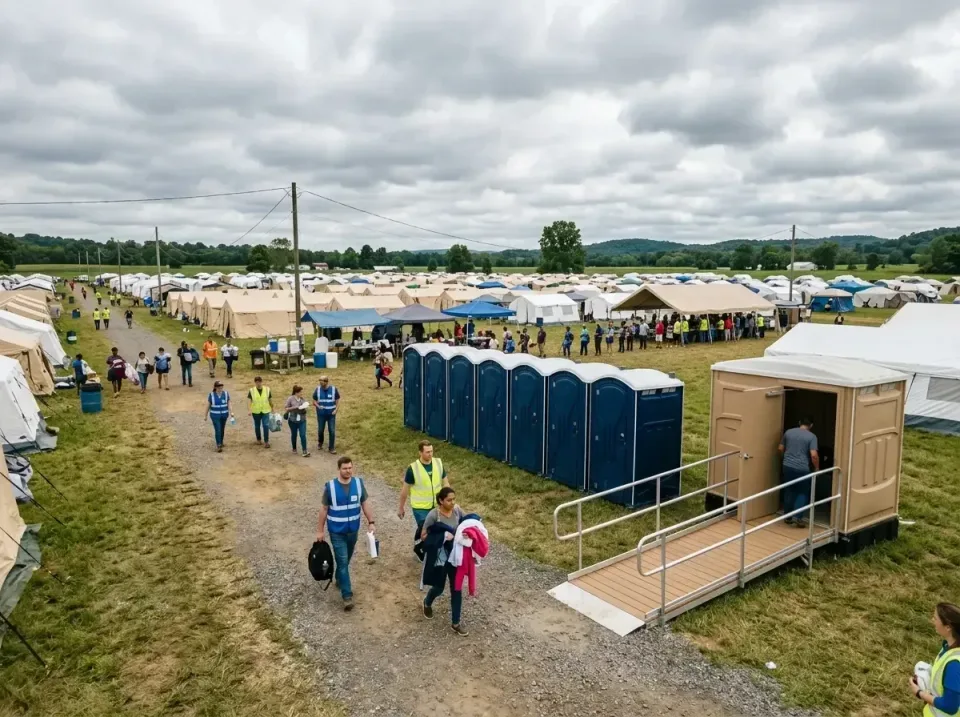 disaster-relief-camp-restrooms-010 — frequently asked questions, Dumpster & Portable Bathrooms Rental in Ives Estates, FL